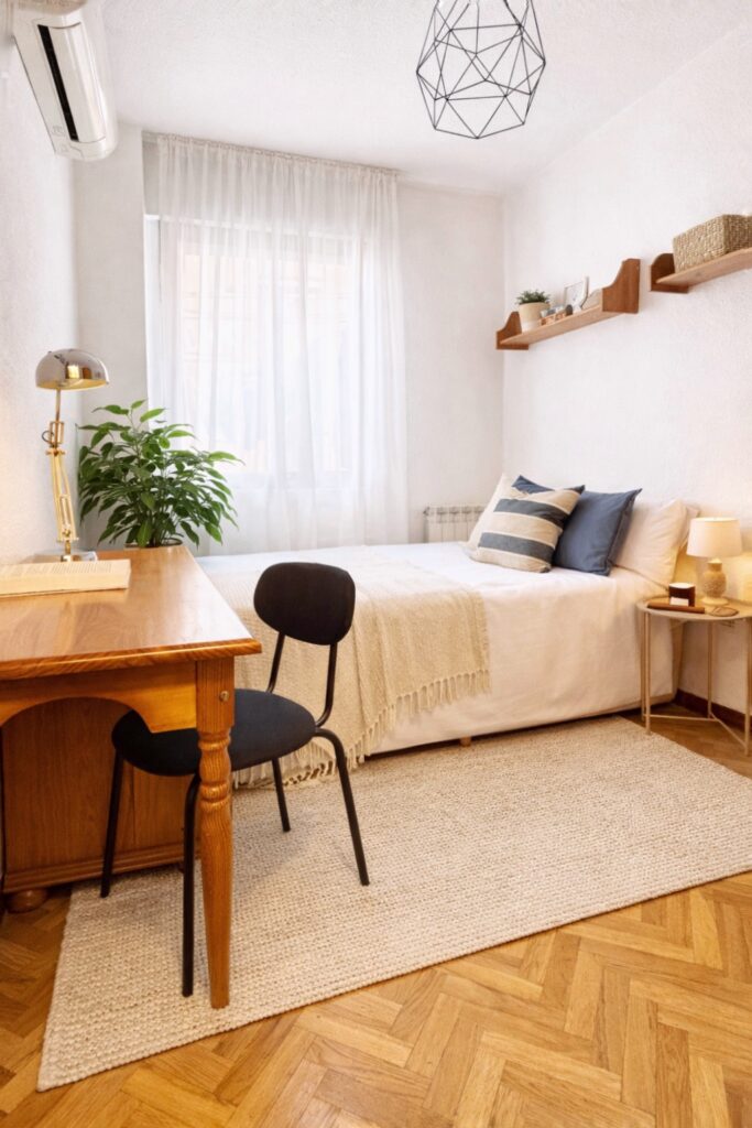 dormitorio preparado con Home Staging